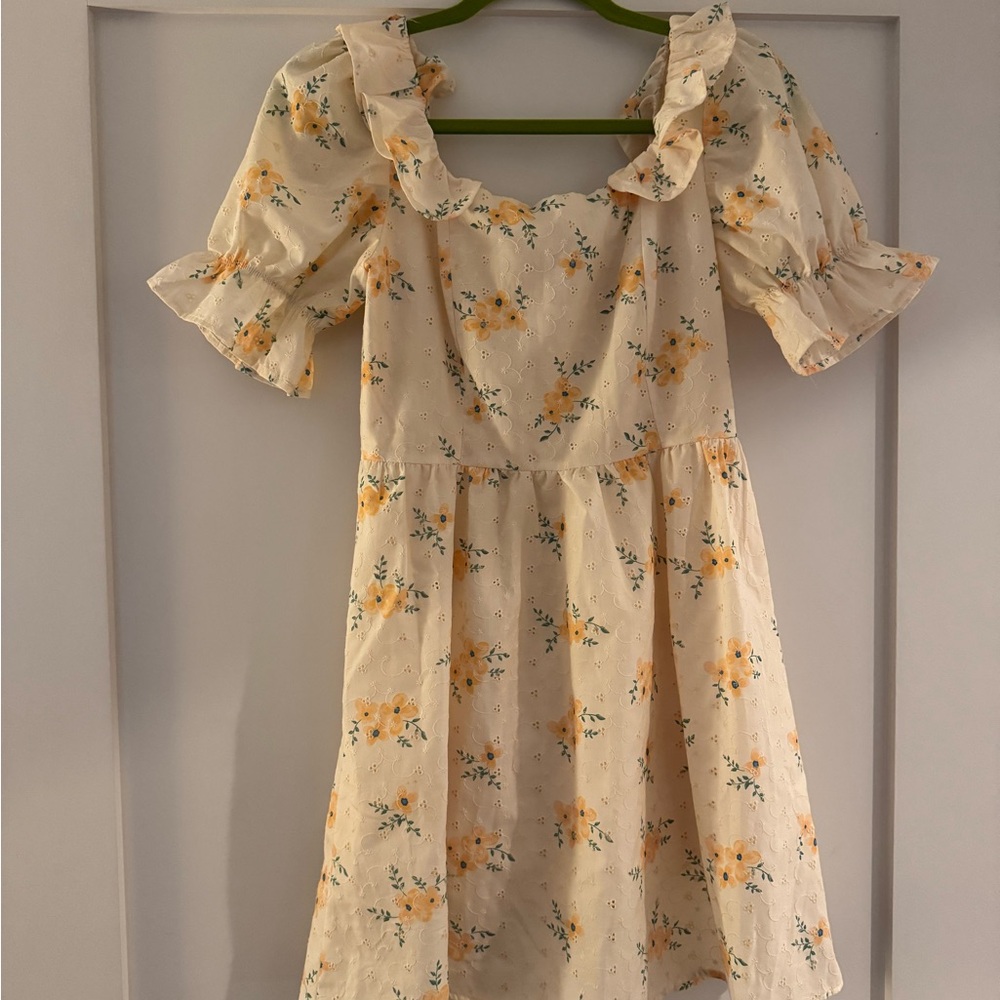 Floral Ruffle Dress